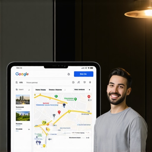 Fort Worth Business Optimization Business owner optimizing Google Maps profile with local keywords in Fort Worth