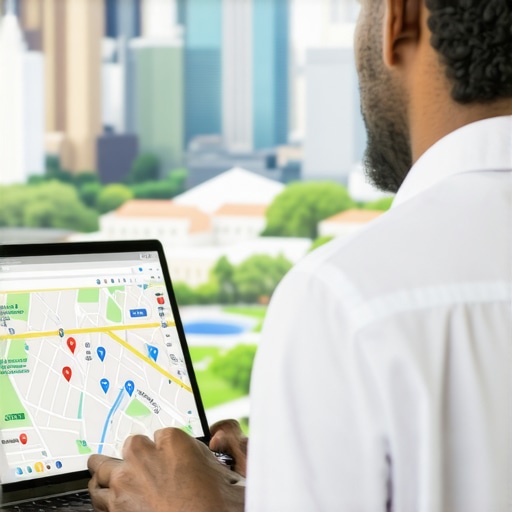 Fort Worth Business SEO Analysis Business owner analyzing Google Maps rankings in Fort Worth.