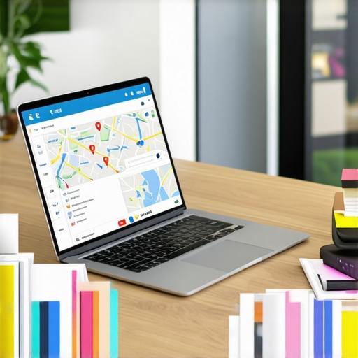 Business owner working on local SEO and Google Maps in Fort Worth