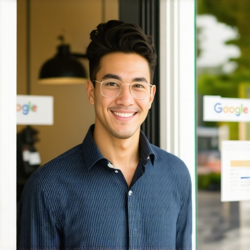 Optimizing Google My Business in Fort Worth Fort Worth business owner editing their Google Maps profile on a computer.