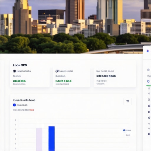 Local SEO Dashboard Fort Worth Digital marketing dashboard displaying local SEO analytics for Fort Worth