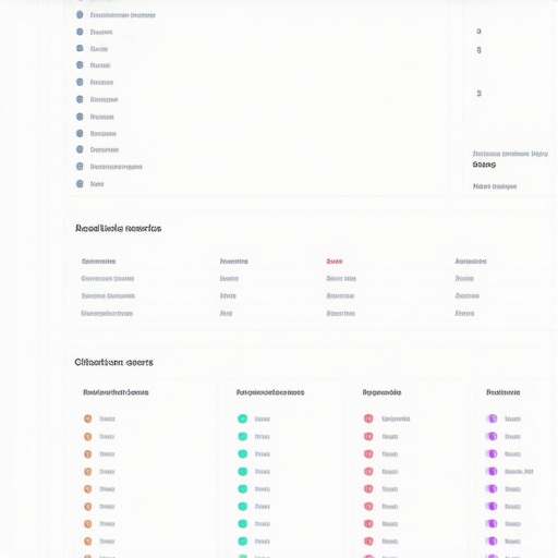 A person analyzing local SEO metrics on a digital dashboard