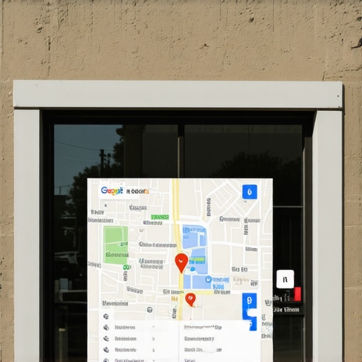 Fort Worth shop with a Google Maps pin and local SEO elements.