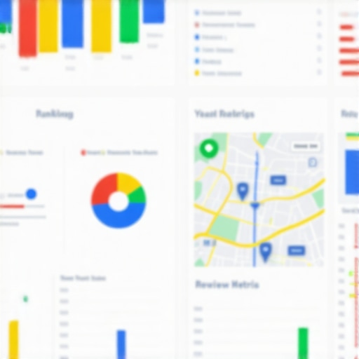 Person analyzing local SEO metrics for Fort Worth businesses on digital dashboard.