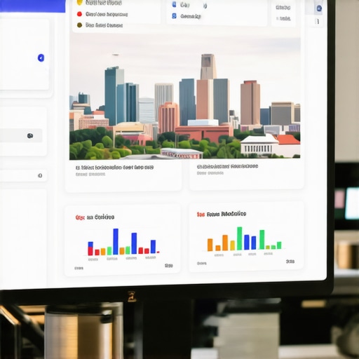 Using Local SEO Tools to Maintain Map Rankings Computer screen displaying citation and review tracking tools for Fort Worth local SEO.