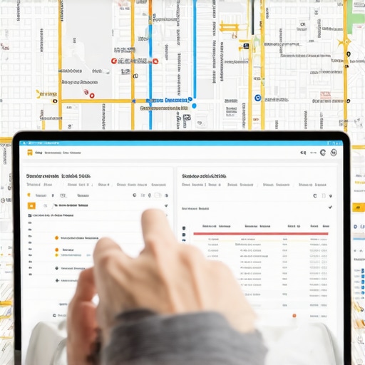 Person reviewing SEO analytics for Fort Worth on a laptop