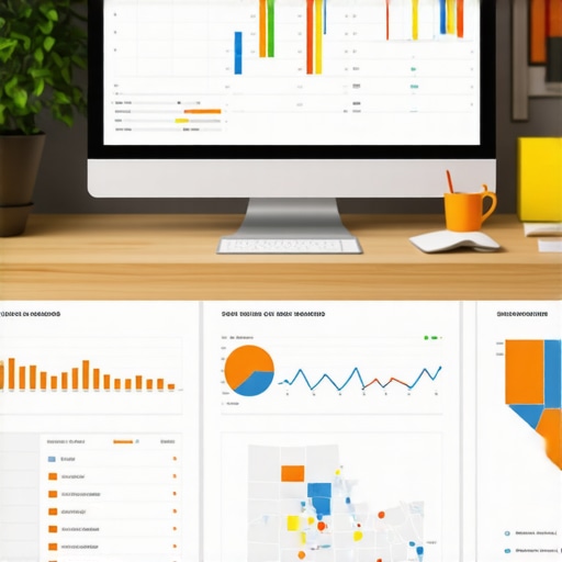 A workspace setup with SEO tools displaying local search data and Fort Worth Texas map.